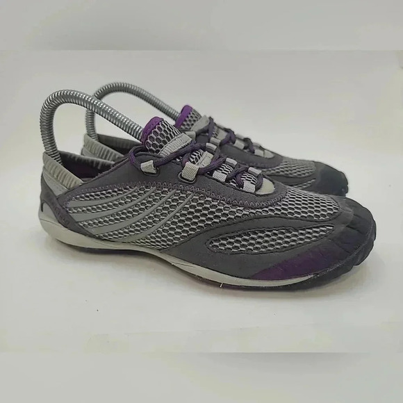 Merrell Pace Glove Barefoot Running Shoes Womens 6.5 Gray Dark Shadow J68376 - Picture 1 of 10
